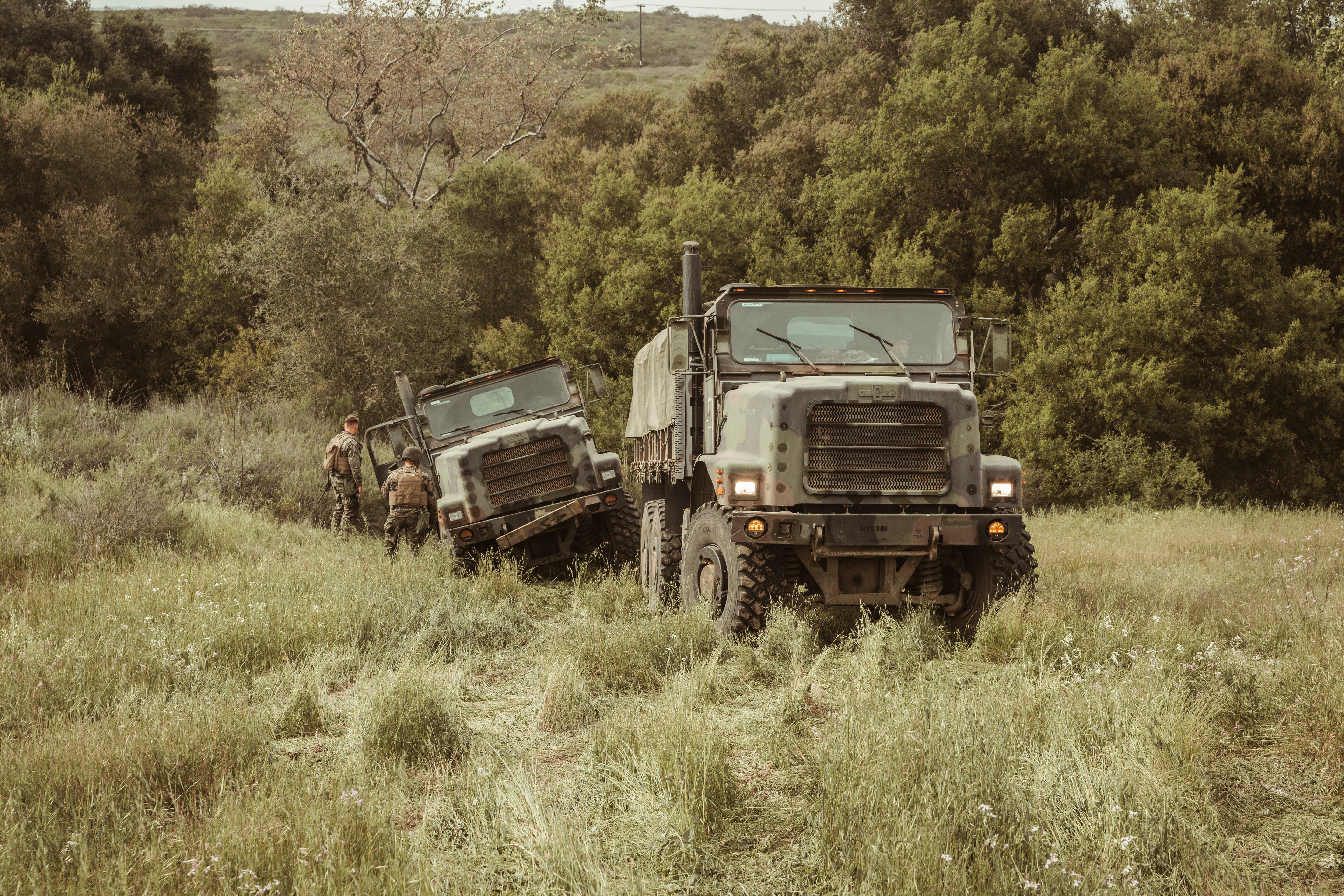 Military trucks